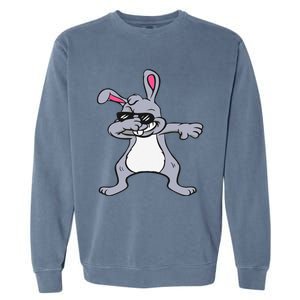 Dabbing Easter Bunny Hip Hop For Dab Dance Lovers Garment-Dyed Sweatshirt