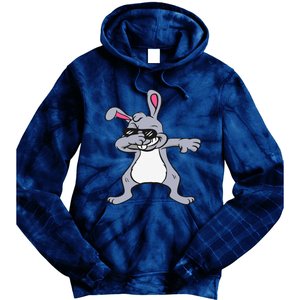 Dabbing Easter Bunny Hip Hop For Dab Dance Lovers Tie Dye Hoodie