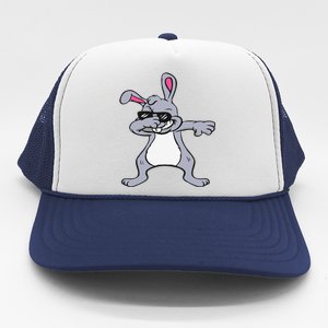 Dabbing Easter Bunny Hip Hop For Dab Dance Lovers Trucker Hat