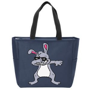 Dabbing Easter Bunny Hip Hop For Dab Dance Lovers Zip Tote Bag