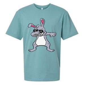 Dabbing Easter Bunny Hip Hop For Dab Dance Lovers Sueded Cloud Jersey T-Shirt