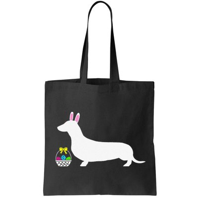 Dachshund Easter Bunny Dog Silhouette Bag