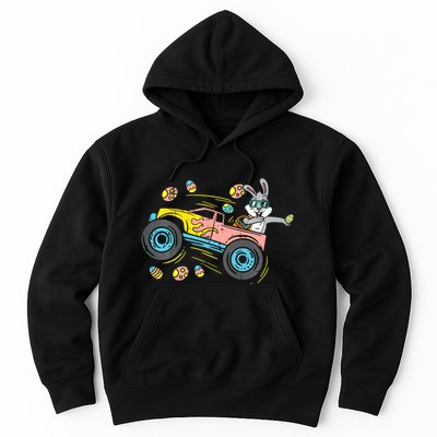 Dabbing Easter Bunny Happy Easter Monster Truck Lovers Hoodie