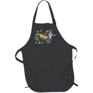 Dabbing Easter Bunny Happy Easter Monster Truck Lovers Full-Length Apron With Pockets