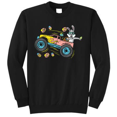 Dabbing Easter Bunny Happy Easter Monster Truck Lovers Sweatshirt