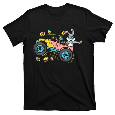 Dabbing Easter Bunny Happy Easter Monster Truck Lovers T-Shirt