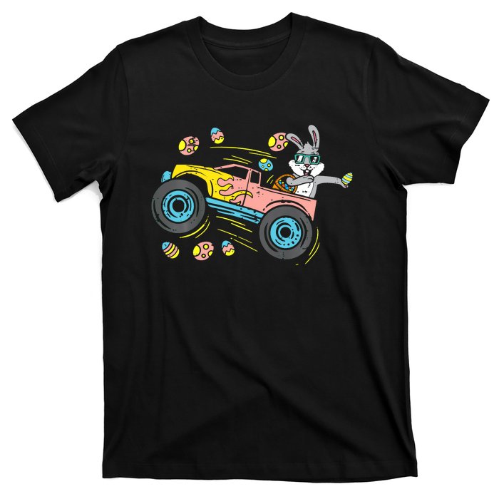 Dabbing Easter Bunny Happy Easter Monster Truck Lovers T-Shirt