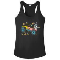 Dabbing Easter Bunny Happy Easter Monster Truck Lovers Ladies PosiCharge Competitor Racerback Tank