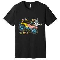 Dabbing Easter Bunny Happy Easter Monster Truck Lovers Premium T-Shirt