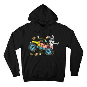 Dabbing Easter Bunny Happy Easter Monster Truck Lovers Tall Hoodie