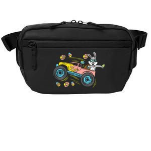 Dabbing Easter Bunny Happy Easter Monster Truck Lovers Crossbody Pack