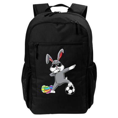 Dabbing Easter Bunny Rabbit Dab Soccer Player Backpack