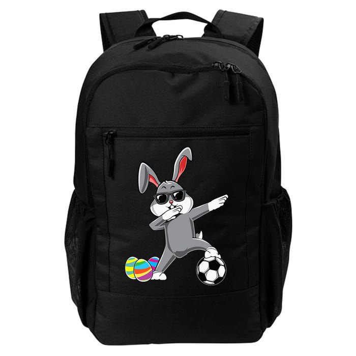 Dabbing Easter Bunny Rabbit Dab Soccer Player Backpack