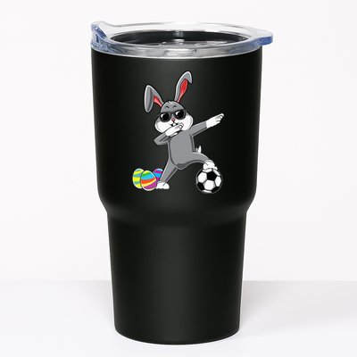 Dabbing Easter Bunny Rabbit Dab Soccer Player Tumbler