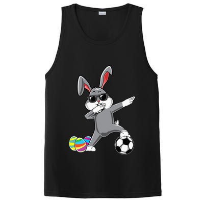 Dabbing Easter Bunny Rabbit Dab Soccer Player PosiCharge Competitor Tank
