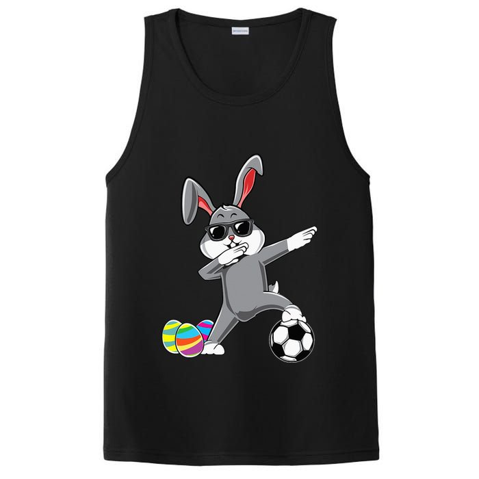 Dabbing Easter Bunny Rabbit Dab Soccer Player PosiCharge Competitor Tank