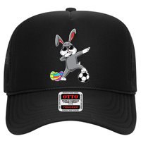 Dabbing Easter Bunny Rabbit Dab Soccer Player Trucker Hat