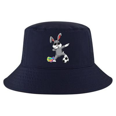 Dabbing Easter Bunny Rabbit Dab Soccer Player Cool Comfort Performance Bucket Hat