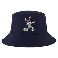 Dabbing Easter Bunny Rabbit Dab Soccer Player Cool Comfort Performance Bucket Hat