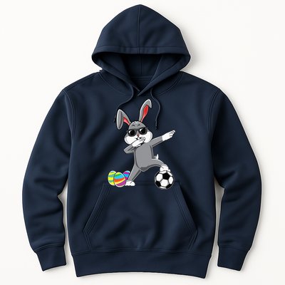 Dabbing Easter Bunny Rabbit Dab Soccer Player Hoodie