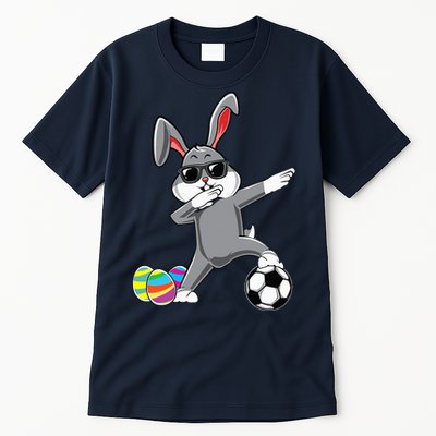 Dabbing Easter Bunny Rabbit Dab Soccer Player Tall T-Shirt