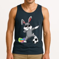 Dabbing Easter Bunny Rabbit Dab Soccer Player Tank Top