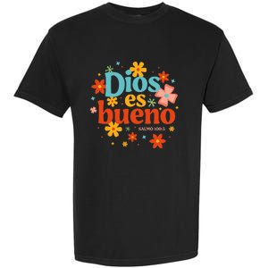 Dios Es Bueno Spanish Christian Jesus God Bible Religious Garment-Dyed Heavyweight T-Shirt