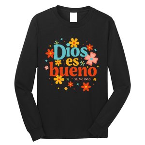 Dios Es Bueno Spanish Christian Jesus God Bible Religious Long Sleeve Shirt