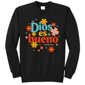 Dios Es Bueno Spanish Christian Jesus God Bible Religious Sweatshirt