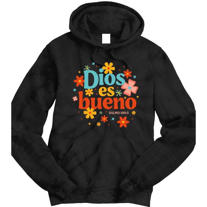 Dios Es Bueno Spanish Christian Jesus God Bible Religious Tie Dye Hoodie