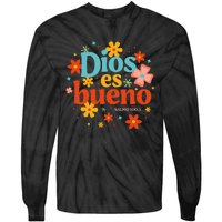 Dios Es Bueno Spanish Christian Jesus God Bible Religious Tie-Dye Long Sleeve Shirt