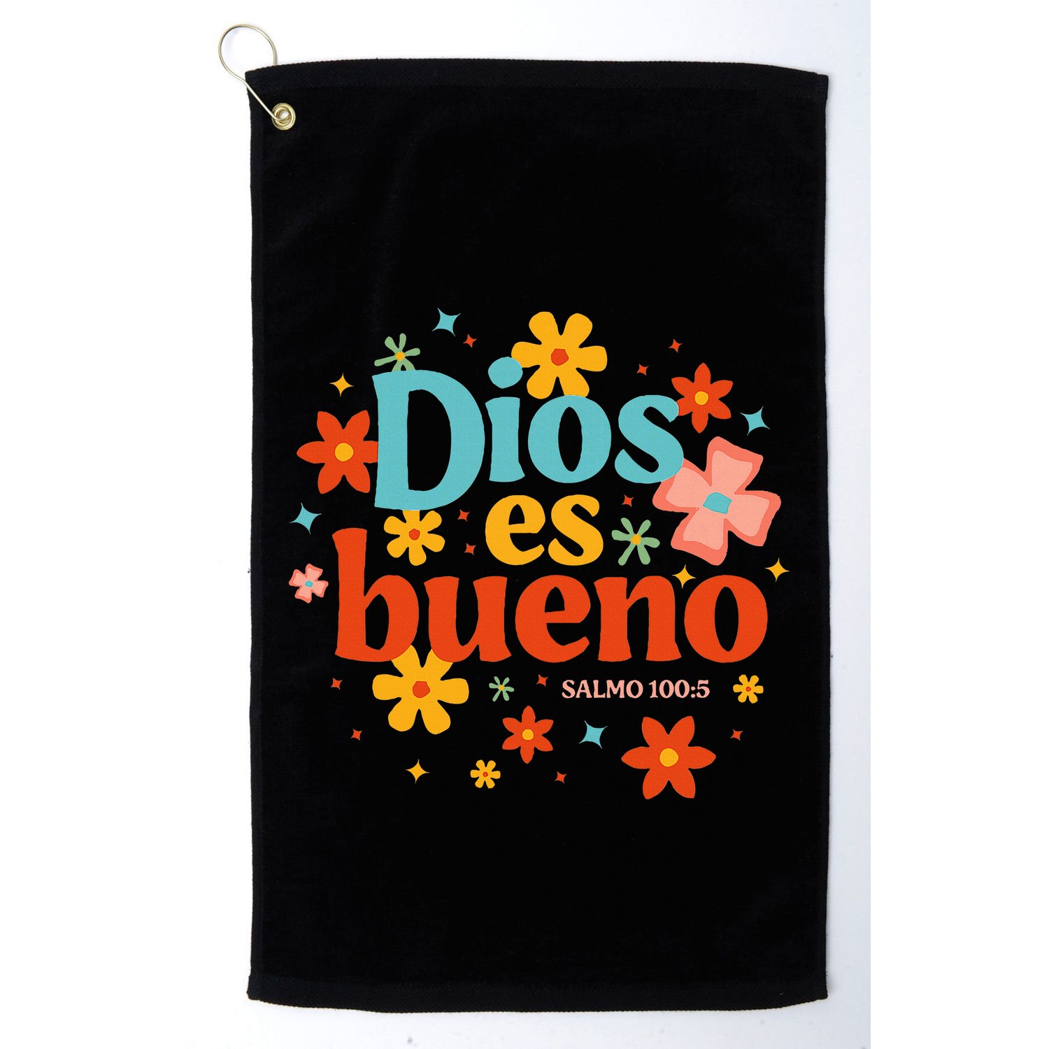 Dios Es Bueno Spanish Christian Jesus God Bible Religious Golf Towel