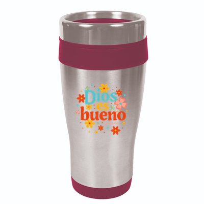 Dios Es Bueno Spanish Christian Jesus God Bible Religious 16oz Travel Tumbler