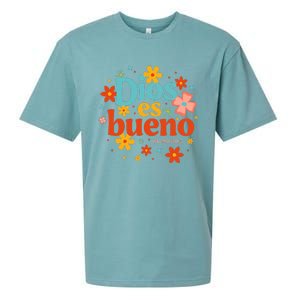 Dios Es Bueno Spanish Christian Jesus God Bible Religious Sueded Cloud Jersey T-Shirt