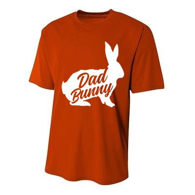 Dad Easter Bunny Silhouette Matching Family Meaningful Gift Performance Sprint T-Shirt