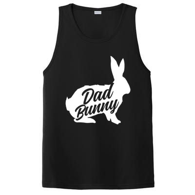 Dad Easter Bunny Silhouette Matching Family Meaningful Gift PosiCharge Competitor Tank