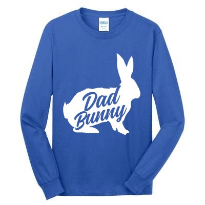 Dad Easter Bunny Silhouette Matching Family Meaningful Gift Tall Long Sleeve T-Shirt