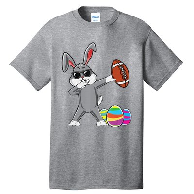 Dabbing Easter Bunny Rabbit Dab Football Player Eggs Cute Tall T-Shirt