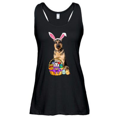 Dog Easter Bunny Cute Ladies Essential Flowy Tank