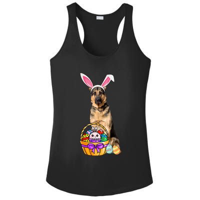 Dog Easter Bunny Cute Ladies PosiCharge Competitor Racerback Tank