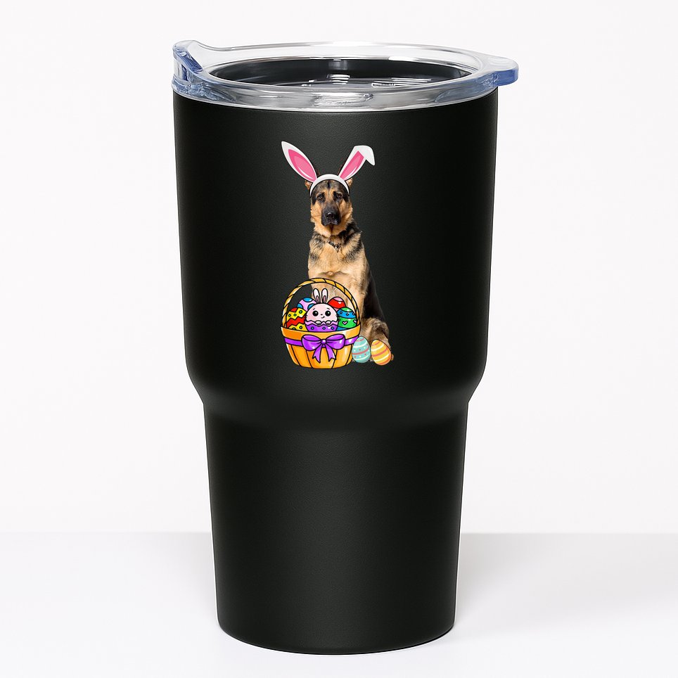 Dog Easter Bunny Cute Tumbler