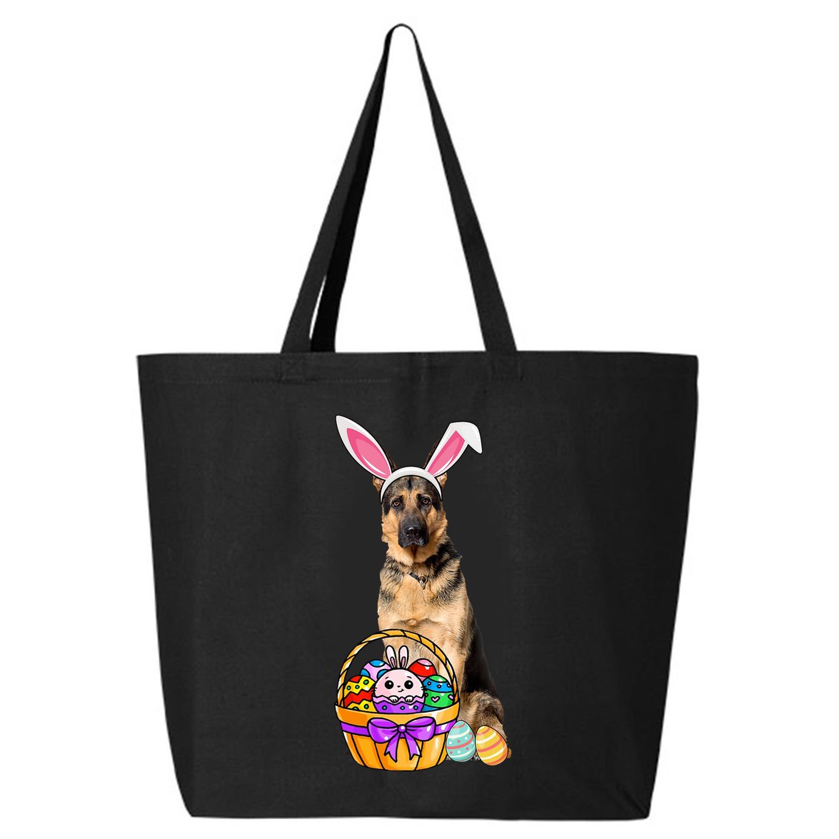 Dog Easter Bunny Cute 25L Jumbo Tote