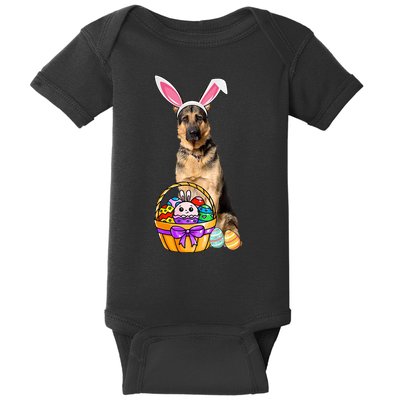 Dog Easter Bunny Cute Baby Bodysuit