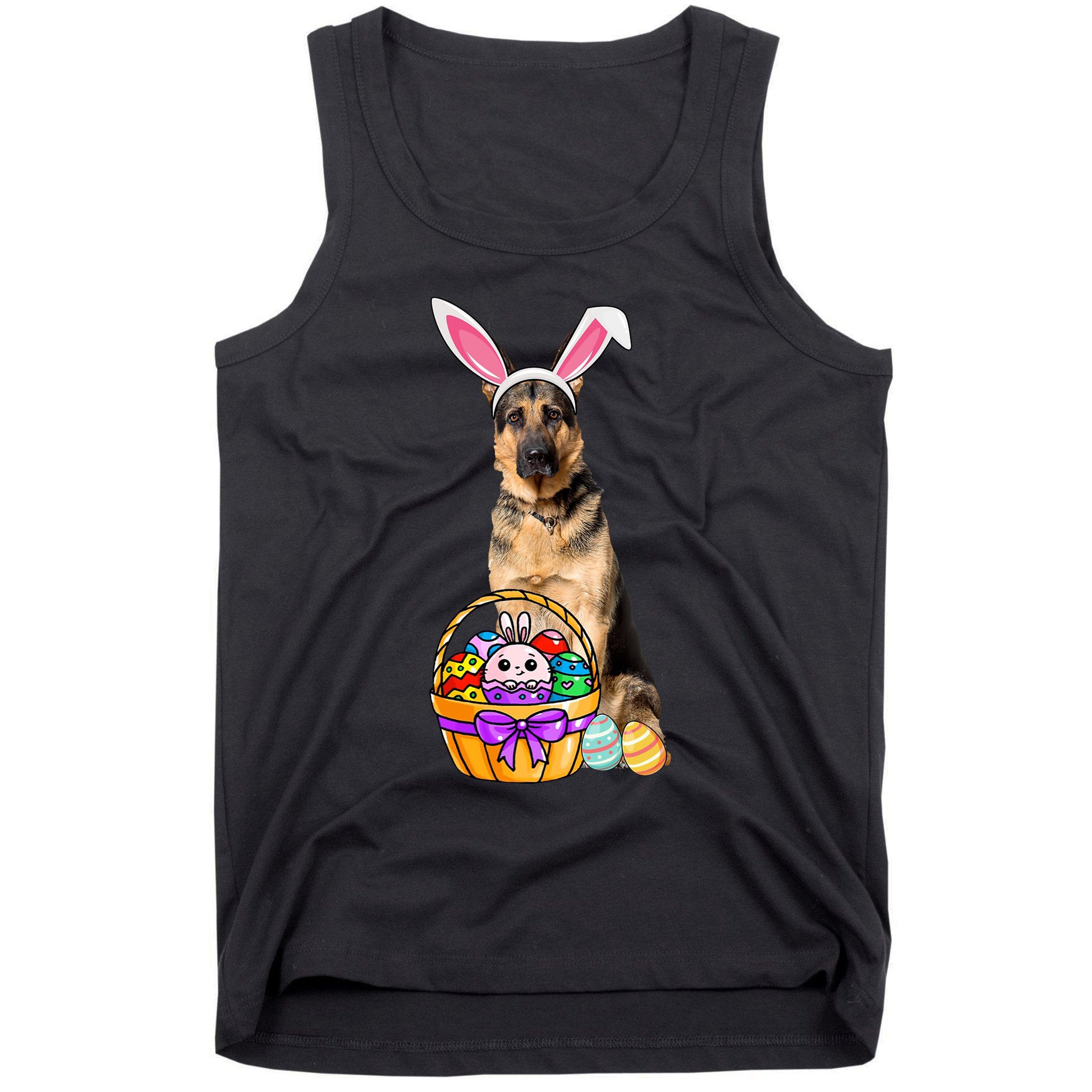 Dog Easter Bunny Cute Tank Top