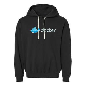 Docker Engine Build Applications In Isolated Containers Garment-Dyed Fleece Hoodie