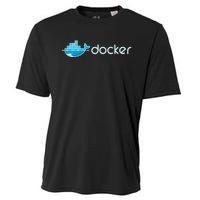 Docker Engine Build Applications In Isolated Containers Cooling Performance Crew T-Shirt