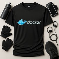 Docker Engine Build Applications In Isolated Containers Cooling Performance Crew T-Shirt