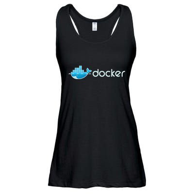 Docker Engine Build Applications In Isolated Containers Ladies Essential Flowy Tank