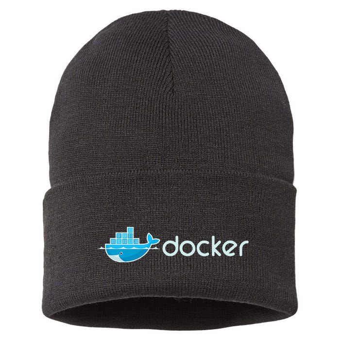Docker Engine Build Applications In Isolated Containers Sustainable Knit Beanie