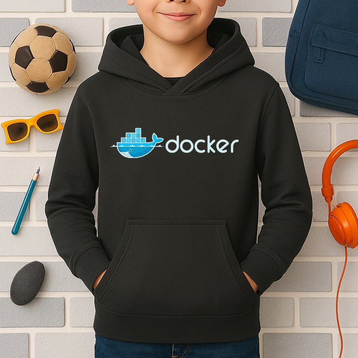 Docker Engine Build Applications In Isolated Containers Kids Hoodie